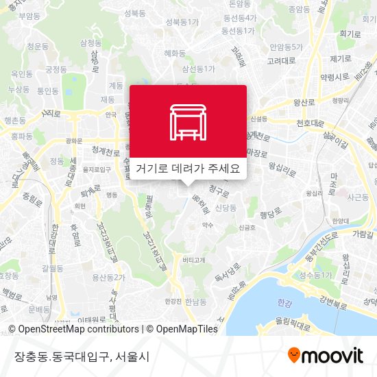 장충동.동국대입구 지도