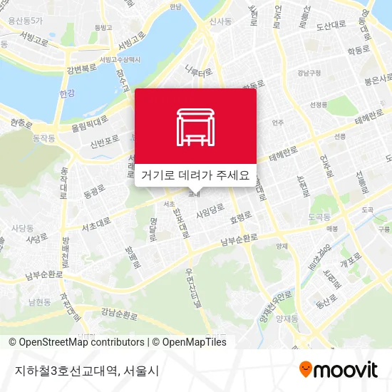 지하철3호선교대역 지도