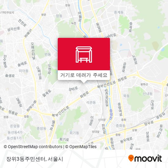 장위3동주민센터 지도