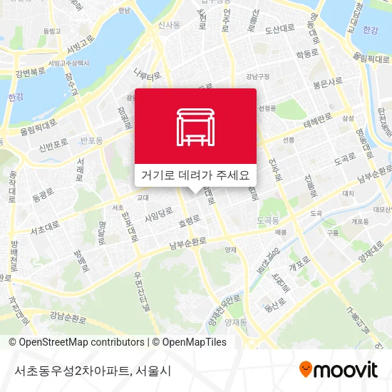 서초동우성2차아파트 지도
