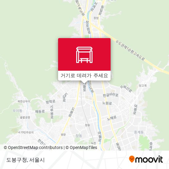 도봉구청 지도