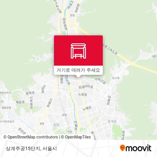 상계주공15단지 지도