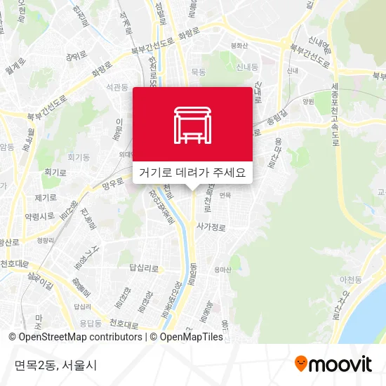 면목2동 지도