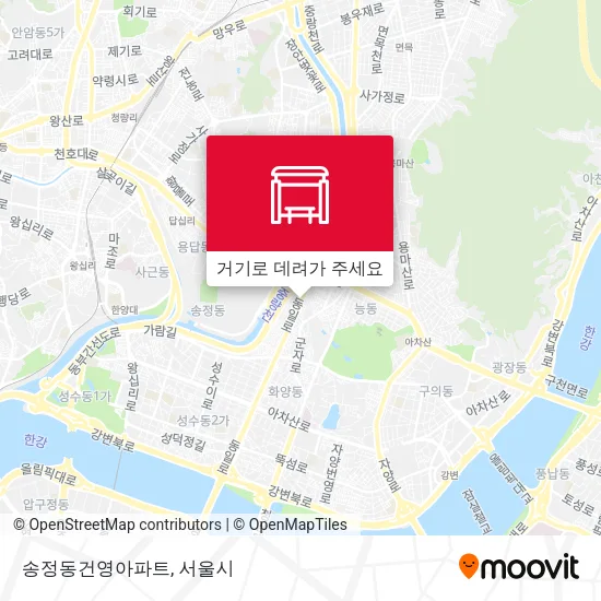 송정동건영아파트 지도