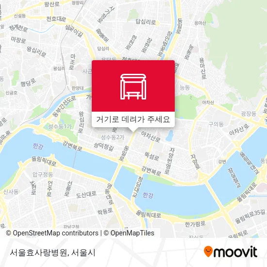서울효사랑병원 지도