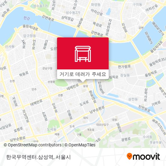 한국무역센터.삼성역 지도
