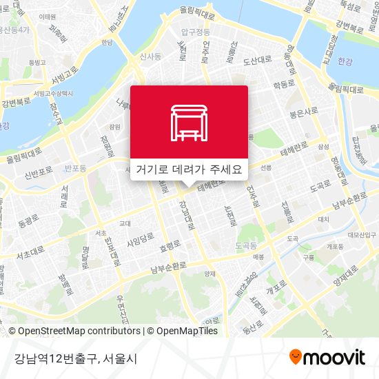 강남역12번출구 지도