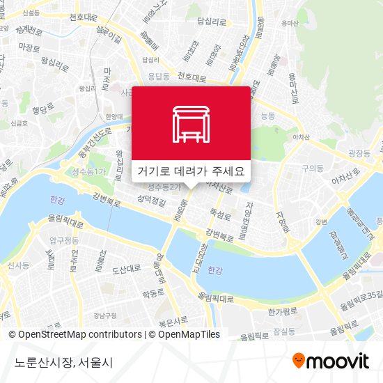 노룬산시장 지도