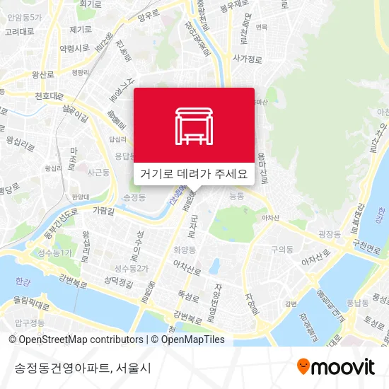 송정동건영아파트 지도
