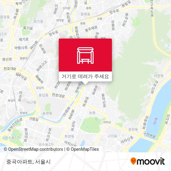 중곡아파트 지도