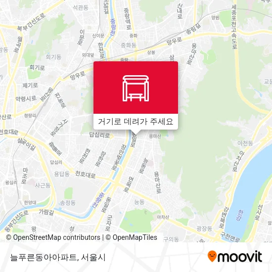 늘푸른동아아파트 지도