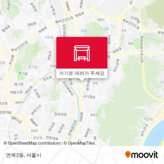 면목2동 지도
