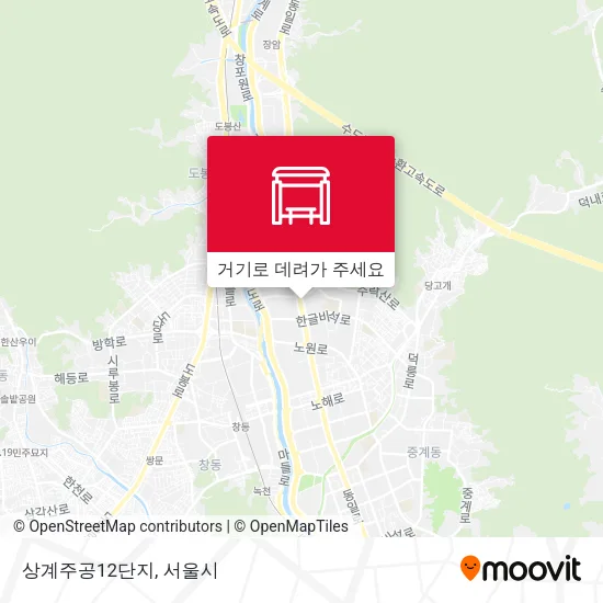 상계주공12단지 지도