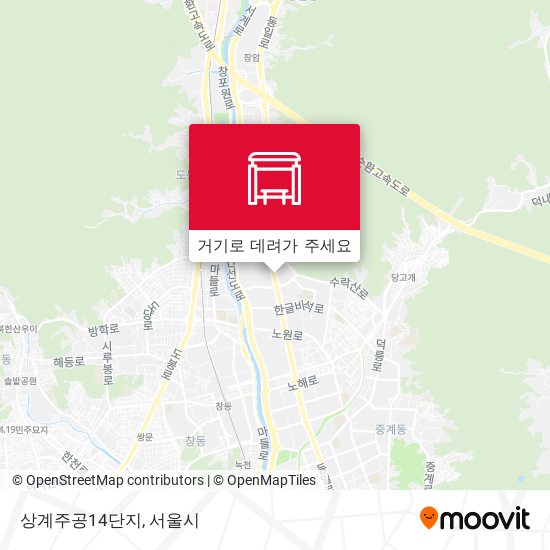 상계주공14단지 지도