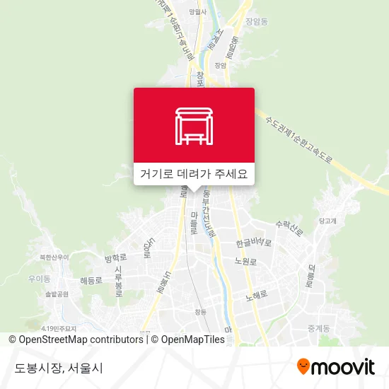 도봉시장 지도