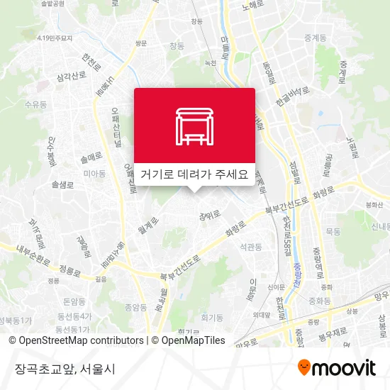 장곡초교앞 지도