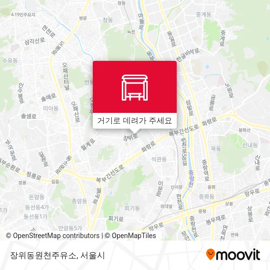 장위동원천주유소 지도