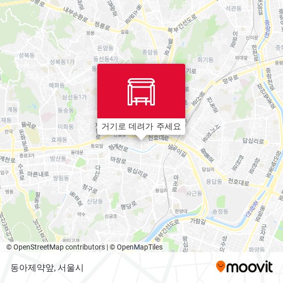동아제약앞 지도