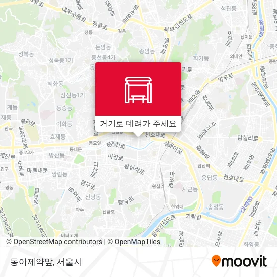 동아제약앞 지도