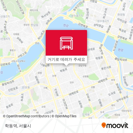 학동역 지도