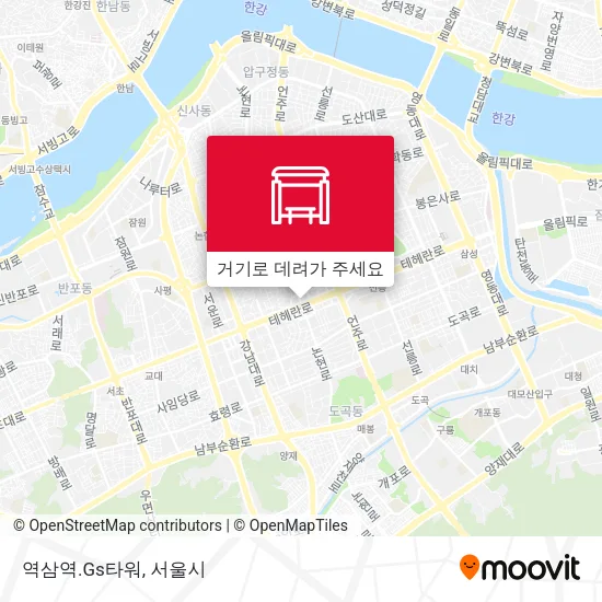 역삼역.Gs타워 지도
