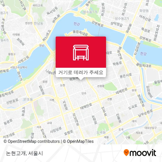 논현고개 지도