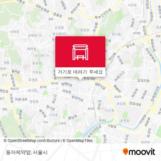 동아제약앞 지도