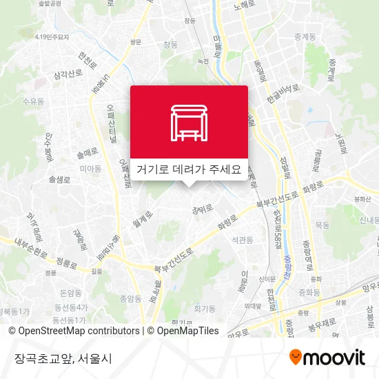 장곡초교앞 지도