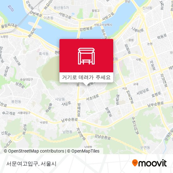 서문여고입구 지도