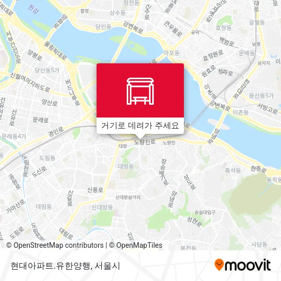 현대아파트.유한양행 지도