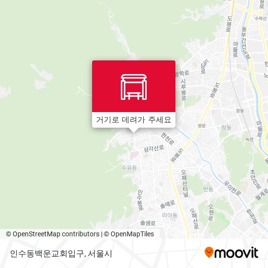 인수동백운교회입구 지도