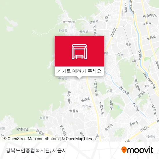 강북노인종합복지관 지도
