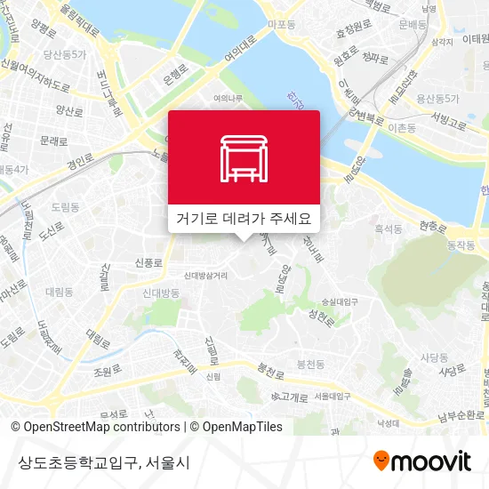상도초등학교입구 지도