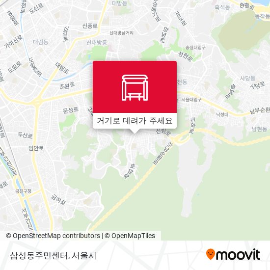 삼성동주민센터 지도
