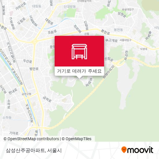 삼성산주공아파트 지도