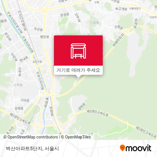 벽산아파트5단지 지도