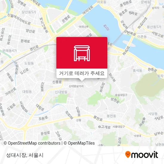 성대시장 지도