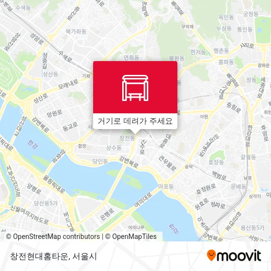 창전현대홈타운 지도