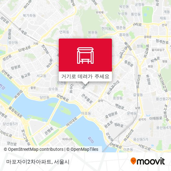 마포자이2차아파트 지도