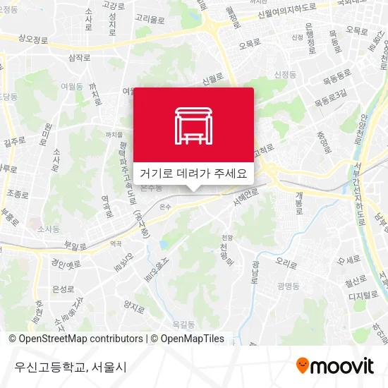 우신고등학교 지도