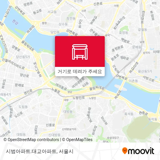 시범아파트.대교아파트 지도