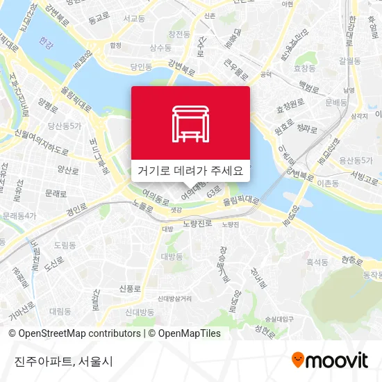 진주아파트 지도