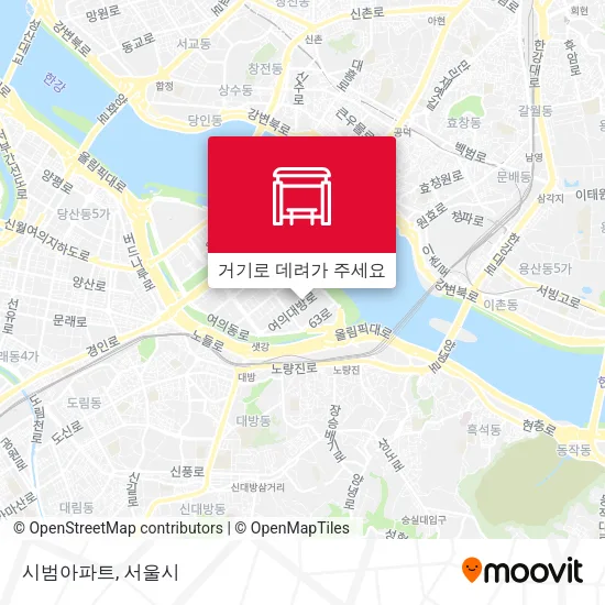 시범아파트 지도