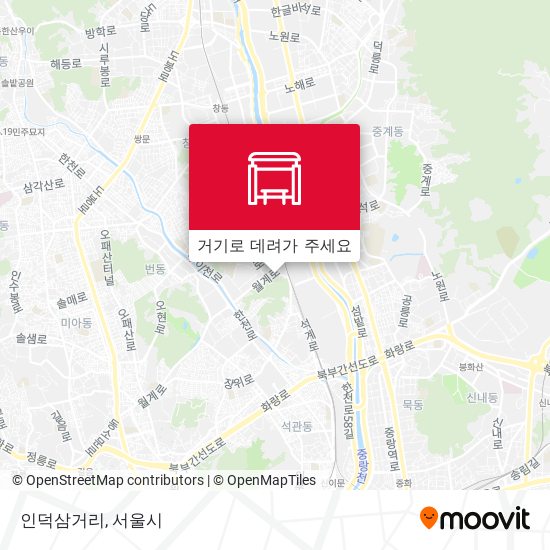 인덕삼거리 지도