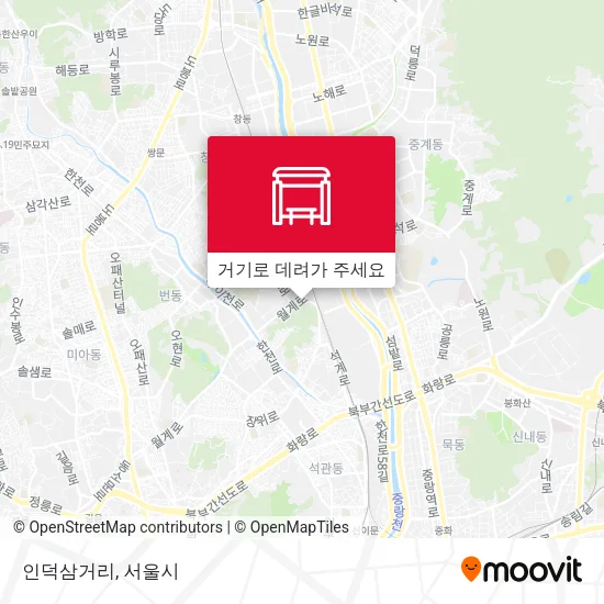 인덕삼거리 지도