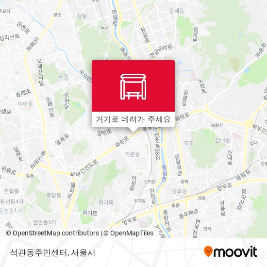 석관동주민센터 지도
