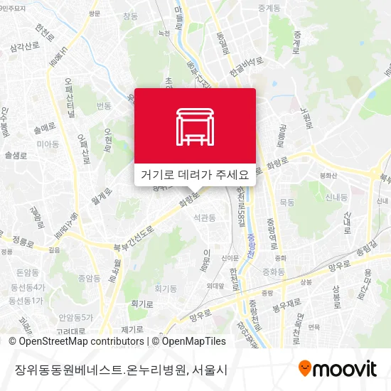 장위동동원베네스트.온누리병원 지도