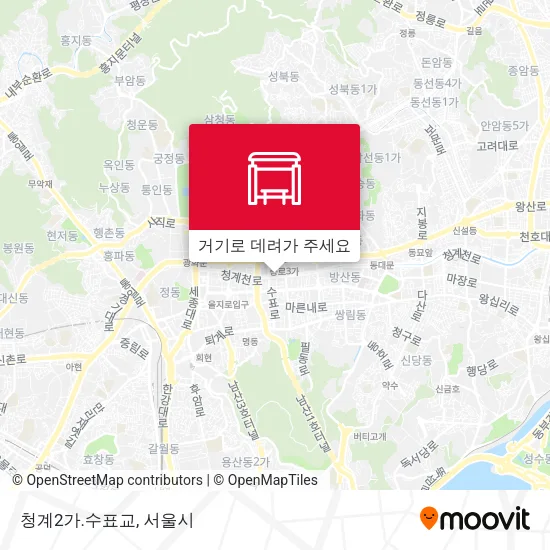 청계2가.수표교 지도