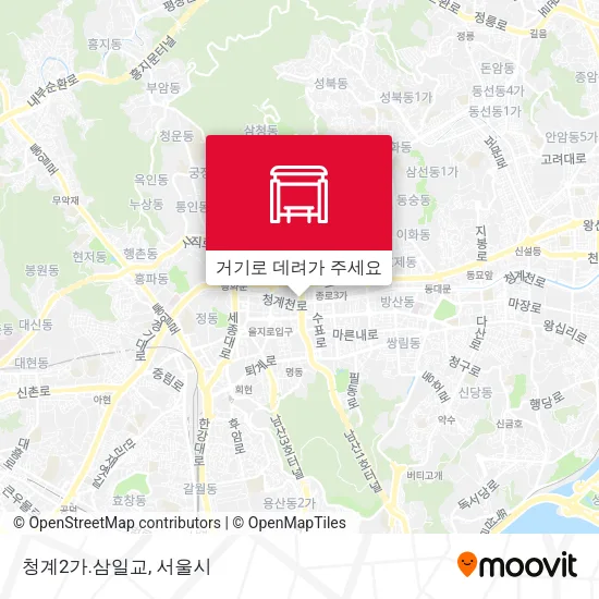 청계2가.삼일교 지도