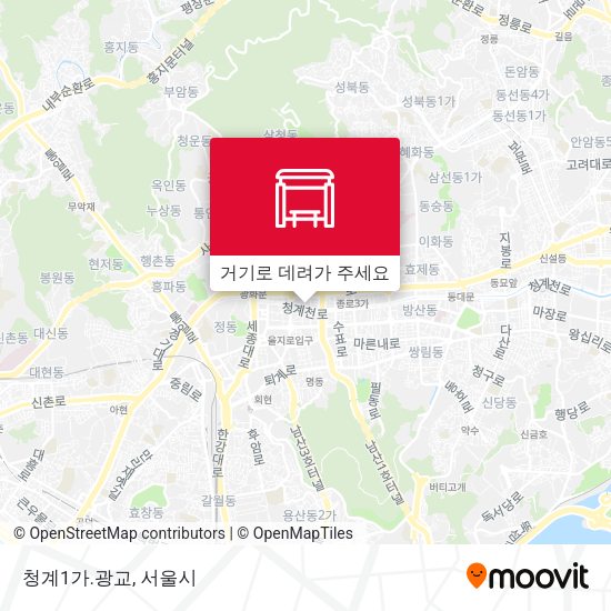 청계1가.광교 지도